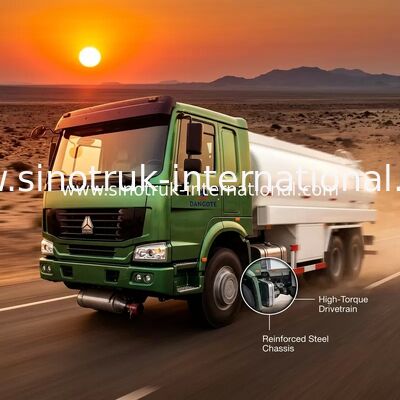 SINOTRUK HOWO 16-20CBM Tankwagen 6X4 LHD 290PK Euro2 Olietankwagen