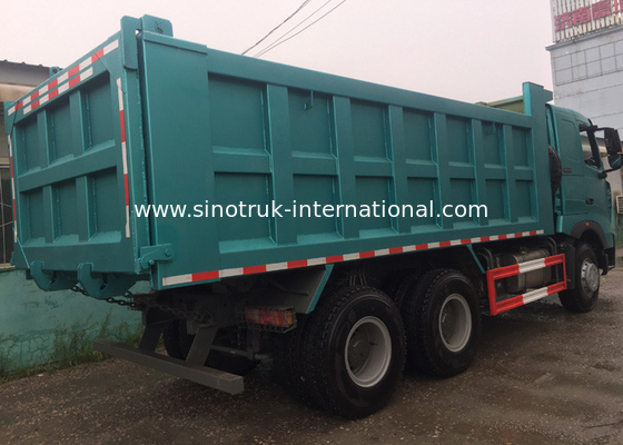 Van de de Bouwkipper van SINOTRUK HOWO A7 290HP van de Stortplaatsvrachtwagen 6 X 4 in Blauwe Kleur