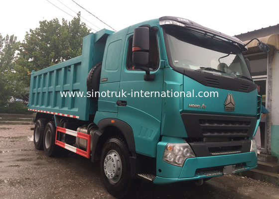 Van de de Bouwkipper van SINOTRUK HOWO A7 290HP van de Stortplaatsvrachtwagen 6 X 4 in Blauwe Kleur