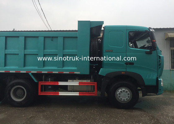 Van de de Bouwkipper van SINOTRUK HOWO A7 290HP van de Stortplaatsvrachtwagen 6 X 4 in Blauwe Kleur