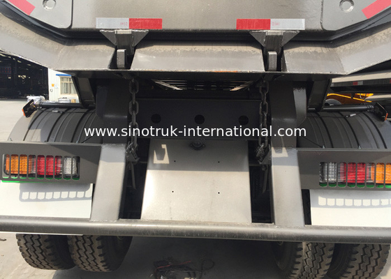 Hydraulische Zware de Opslagdozen van de Materiaal Flatbed Semi Aanhangwagen voor Mijnbouw