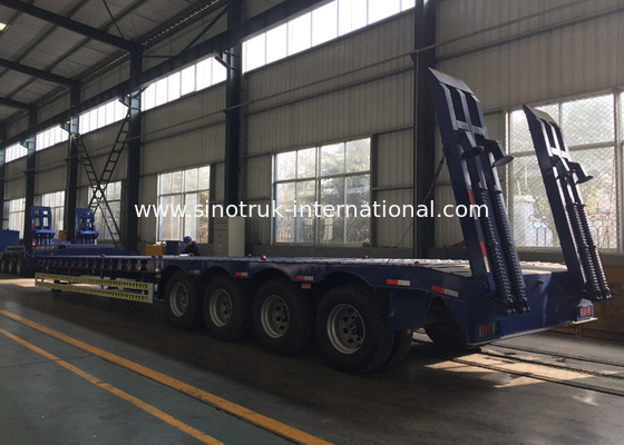 De de Semi Vrachtwagen en Aanhangwagen van vier Assenlowbed met ISO/3C/BV/IFA/SGS Certificatie
