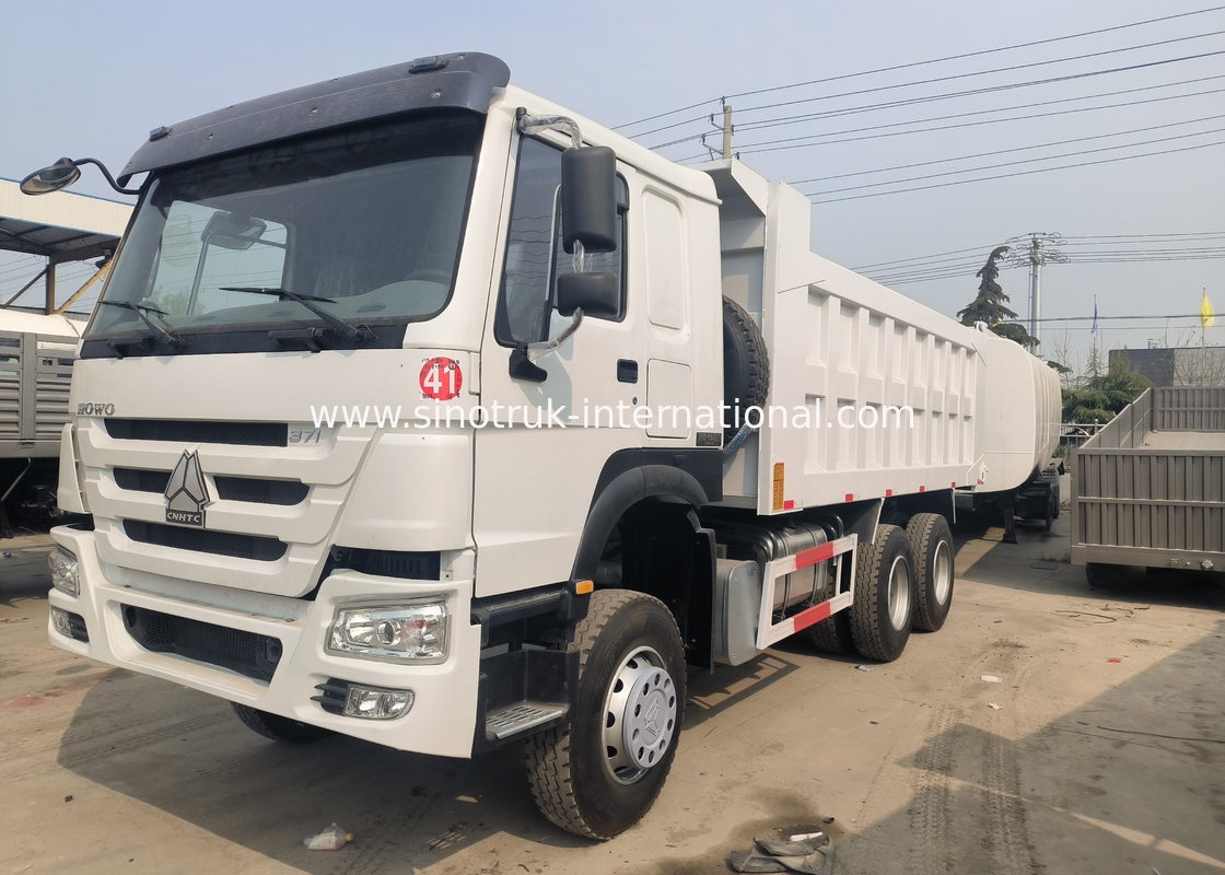 Sinotruk Howo gebruikte dumptrucks 371 pk of 375 pk 6 × 4 renovatie