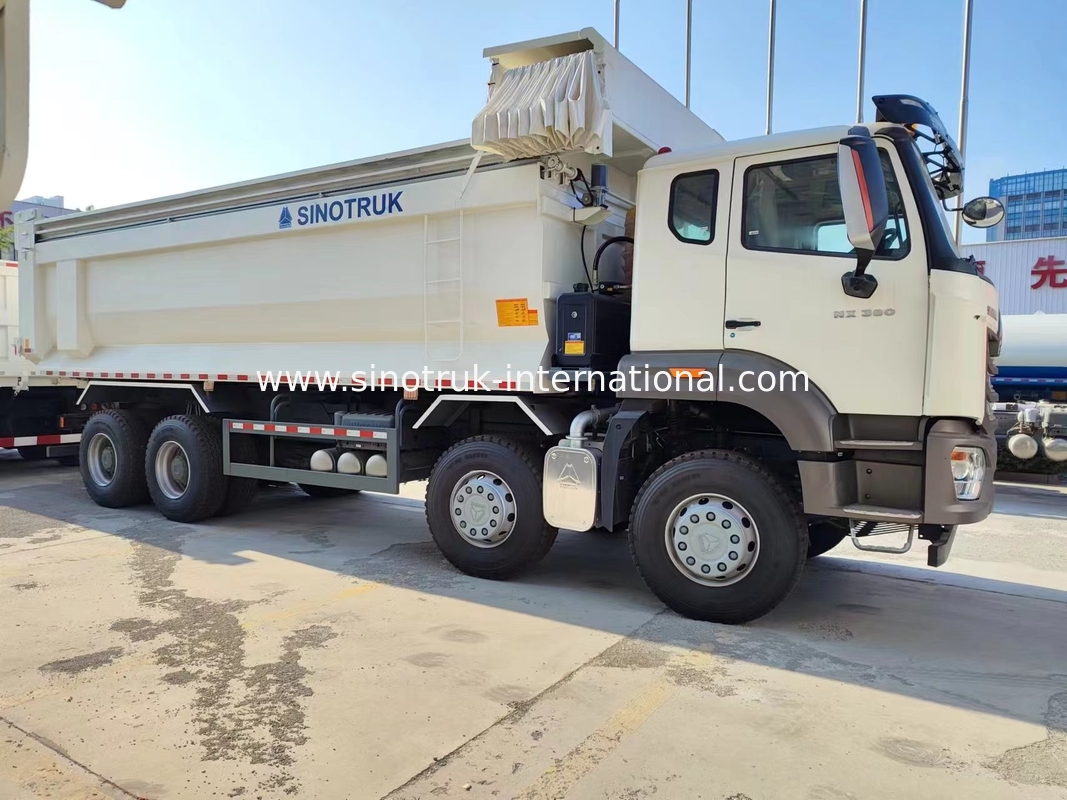 Sinotruk Hohan Nieuwe HOWO Tipper Dump Truck N7 6 × 4 10 Wielen 380 pk RHD U Type Automatische Tarpaulin