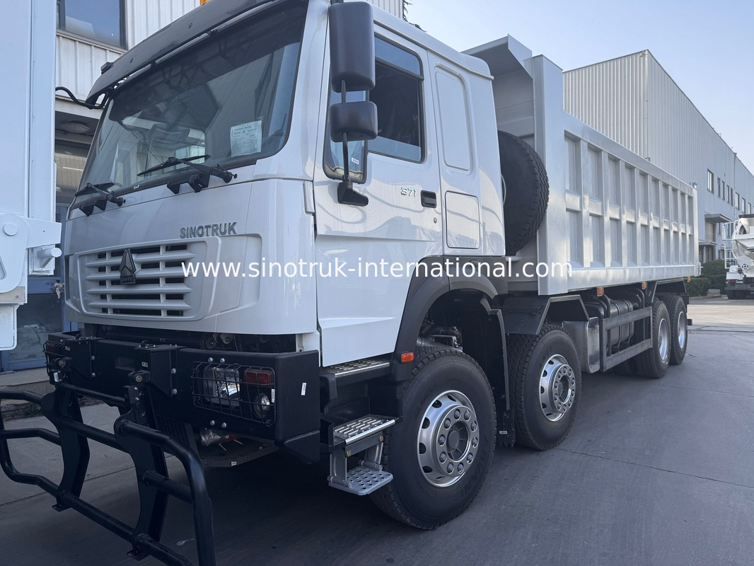 SINOTRUK HOWO 371HP Tipper Dump Truck Constructie Oude voorzijde Militaire bumper voor mijnbouwgebieden
