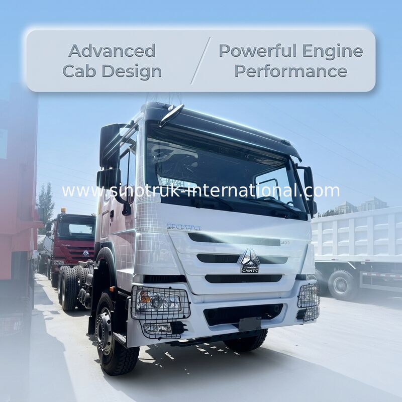 Sinotruk HOWO 6X4 vrachtwagen 400 pk 12 wielen TX cab