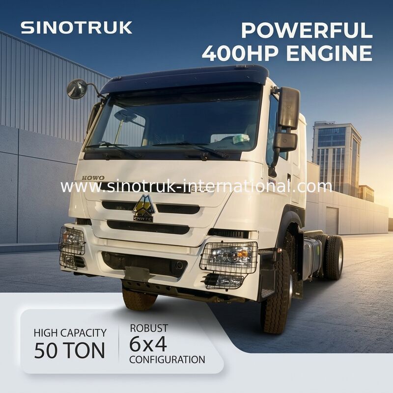 SINOTRUK HOWO LHD 6X4 400 pk waterolietanker chassis