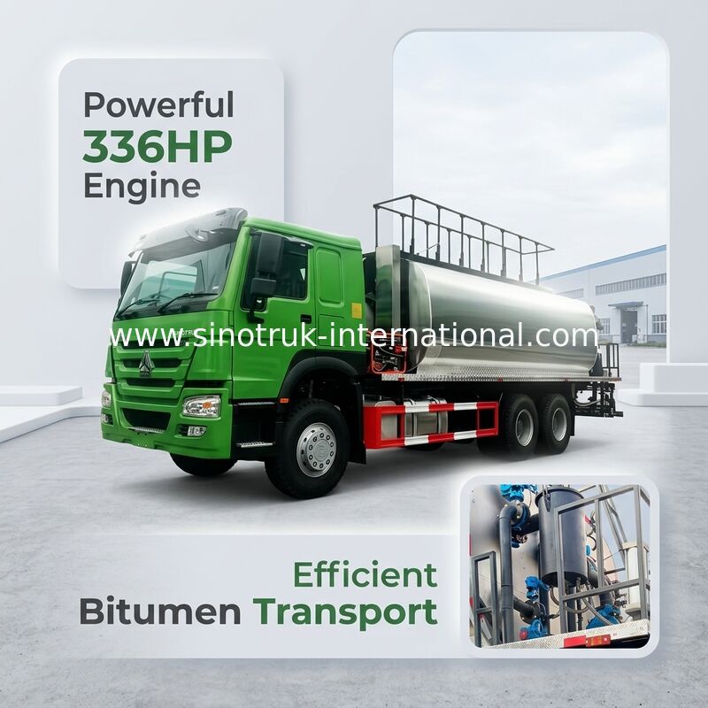 HOWO 7 Rechts Aandrijvingstype van de Bitumenvrachtwagen 6X4