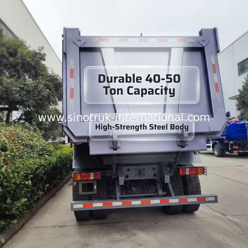 HOWO TX 6×4 Tipper Dump Truck met 20CBM Cargo Body, 380HP Motor & Front Lifting Mechanism