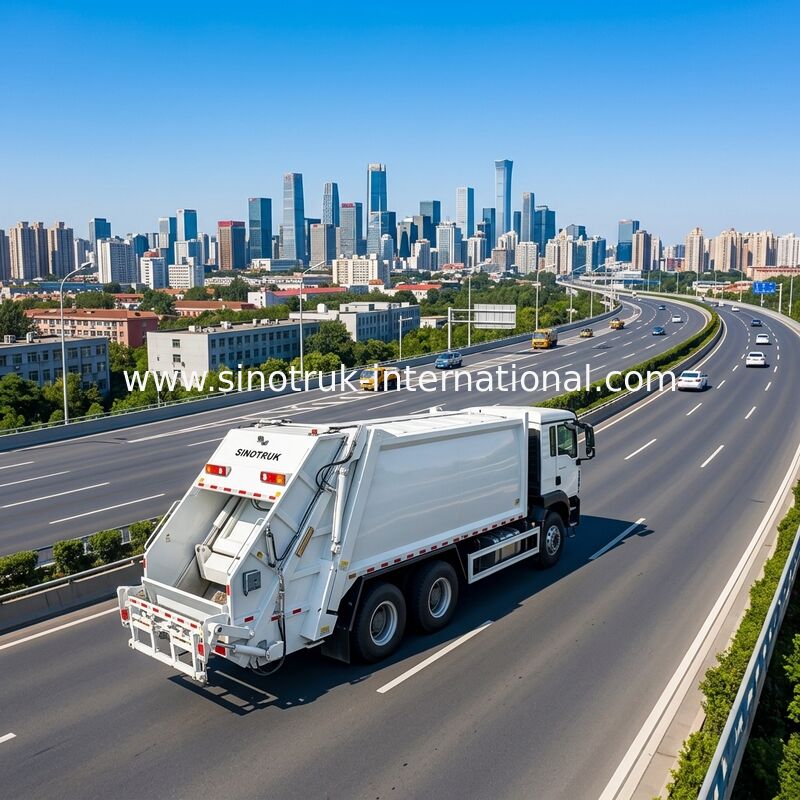 Sinotruk HOWO-TX 371PK 6X4 Aangedreven Persvuilniswagen met 20CBM Capaciteit voor Efficiënt Afvalbeheer