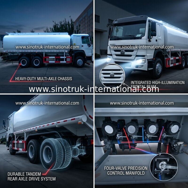 HOWO 6×4 10 de Tankwagen 400HP 20CBM van de Wielenolie voor Vervoer