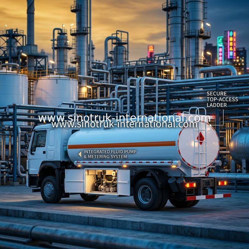 Van de de Vrachtwagenbrandstof van SINOTRUK Howo de Semi Tank 4x2 Lhd Euro2 290hp