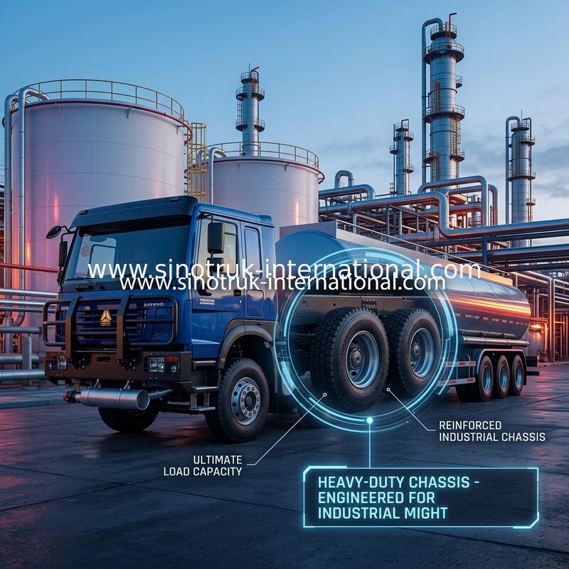 SINOTRUK HOWO 6×4 10 wielen Olie tank Truck 400 pk Olie tank chassis