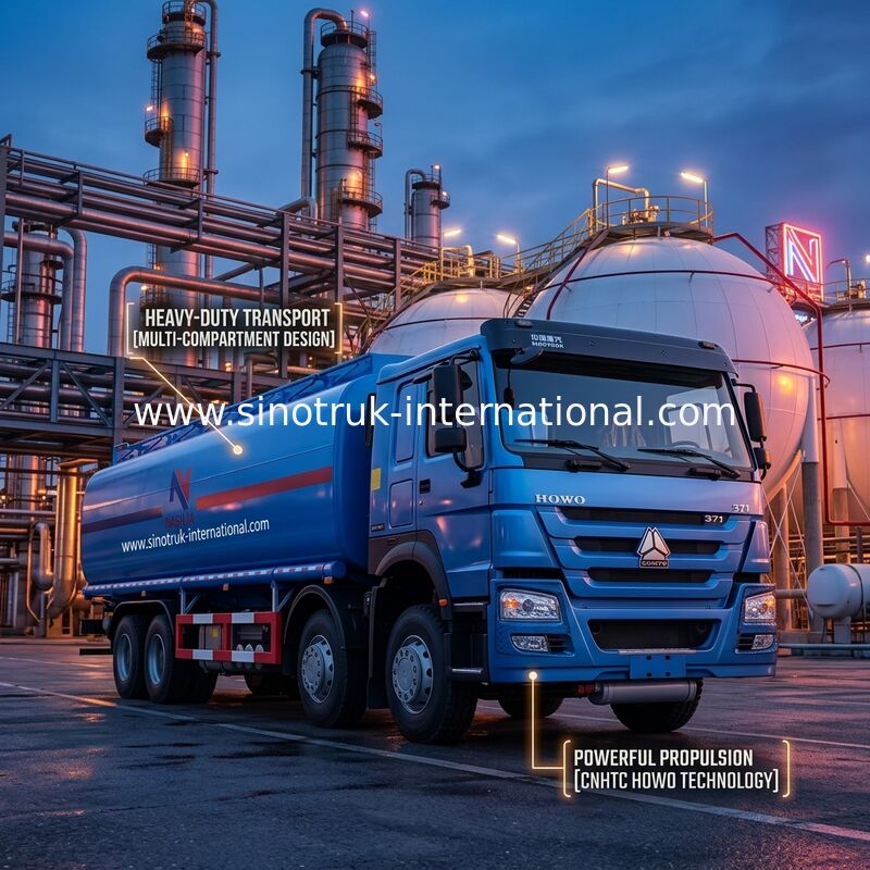 De Tankwagen 8X4 LHD Euro2 371HP van de hoog rendementolie