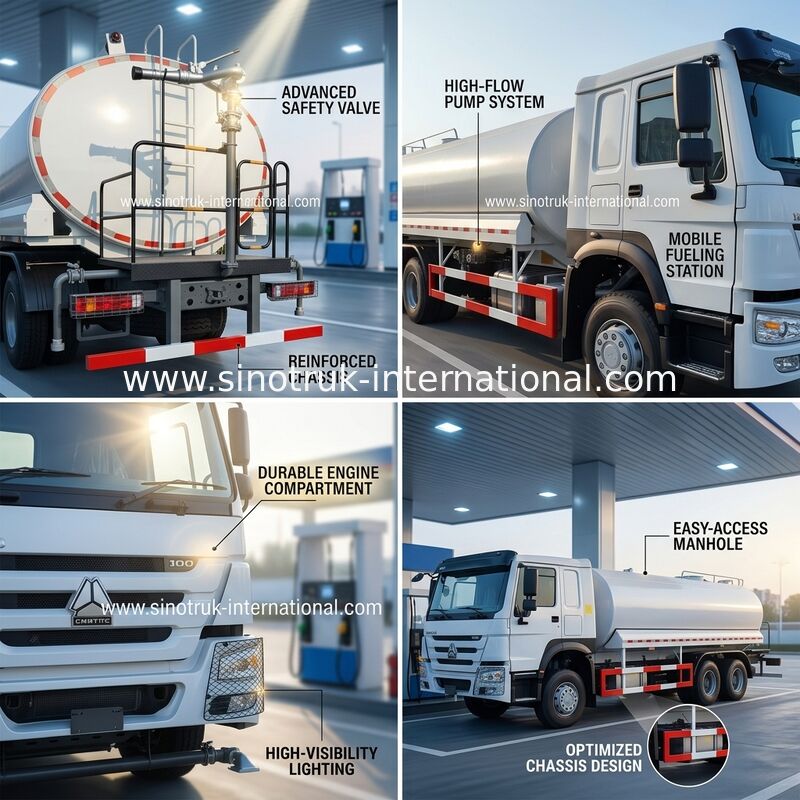 Van de de Paardekracht400hp HOWO Olie van LHD 6×4 10wheels Hoog de Tankwagen Laag Brandstofverbruik