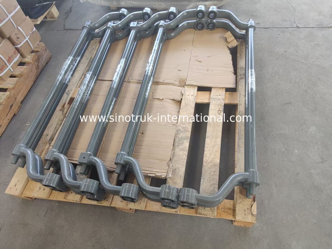 Vooras van gesmeed gelegeerd staal met hoge weerstand en kantelfunctie, met roestwerende afwerking en perfecte directe pasvorm voor zware vrachtwagens (AZ1642430219)