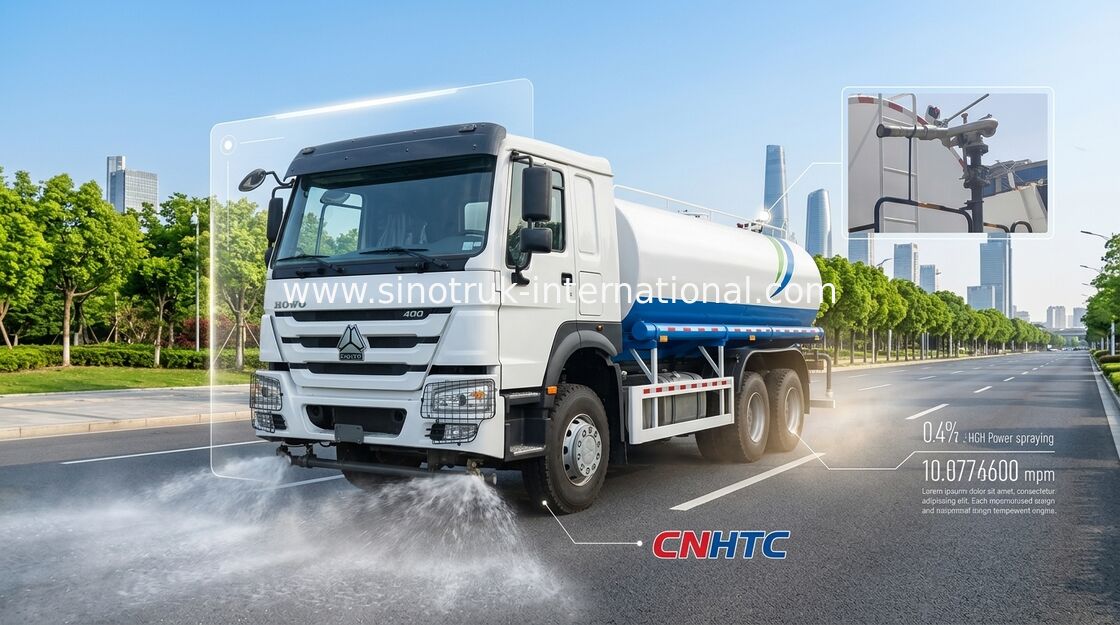 HOWO 6*4 Aandrijving 400PK 18m³ Grootschalige Engineering Watersproeier Vrachtwagen (Watertruck/Watersproeier, Geschikt voor Wegstofbestrijding en Irrigatie)