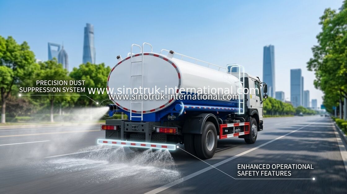 HOWO SINOTRUK Water tank truck 300 pk Blauw