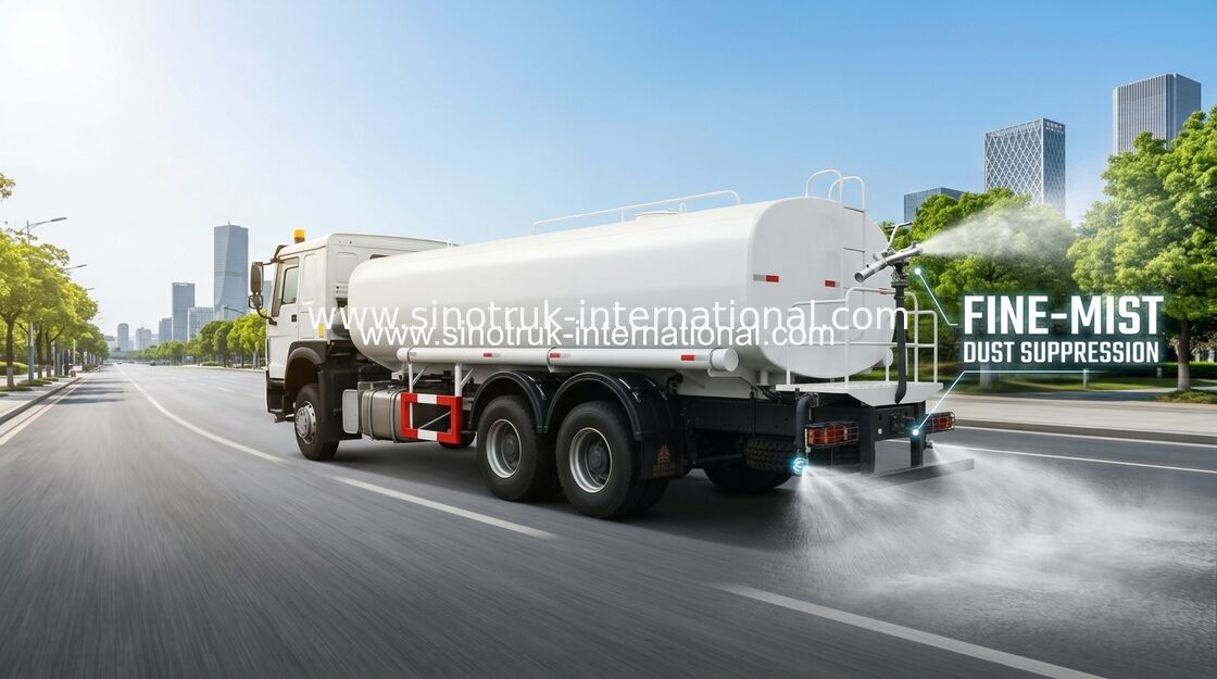 SINOTRUK interne Anticorrosieve het Vervoervrachtwagens 18 van het Bouwwater - 25CBM