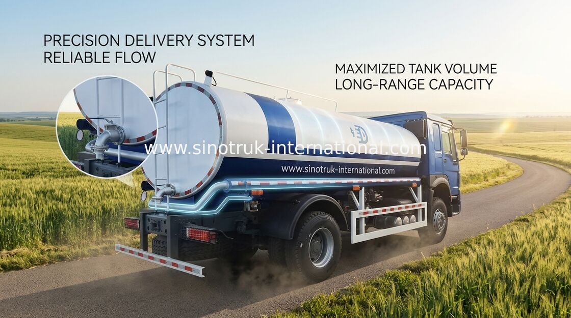 HOWO SINOTRUK Watertankwagen 300 pk Tanktransport