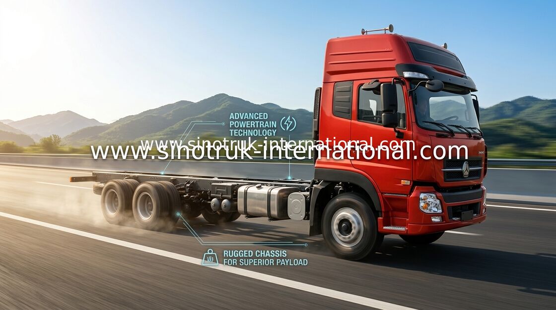 De Ladingsvrachtwagen van SINOTRUK HOWO, Van Truck 25 Ton 6X2 van LHD Euro2 290HP voor Logistiek