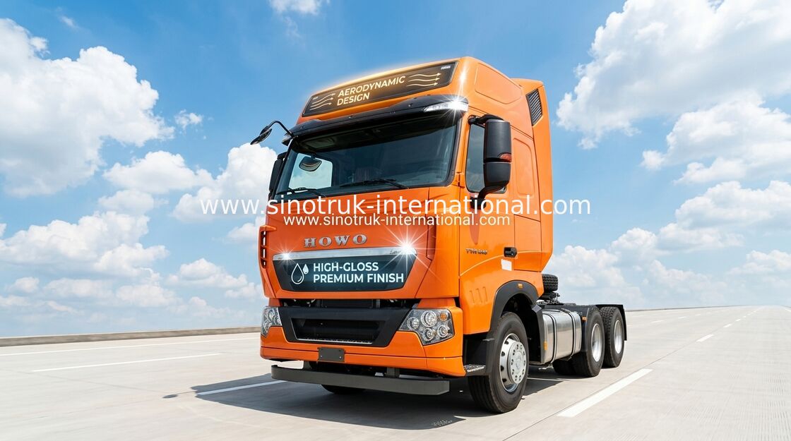 Van de de MENSENmotor van SINOTRUK HOWO T7H van de de Tractorvrachtwagen 6X4 Euro 3/4 440 HP ZZ4257V324HD1B