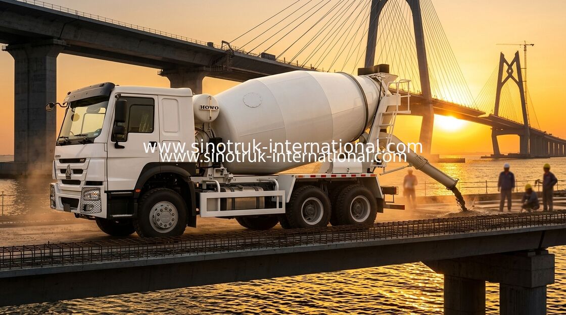 Hoge de Mixervrachtwagen LHD 6×4 10wheels van het Paardekracht400hp Lage Brandstofverbruik HOWO