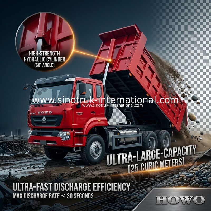 SINOTRUK HOHAN Nieuwe Howo 6X4 RHD 10 Wielen Met Tarpaulin Versterkt Hard Achterdeur Efficiënt Transport