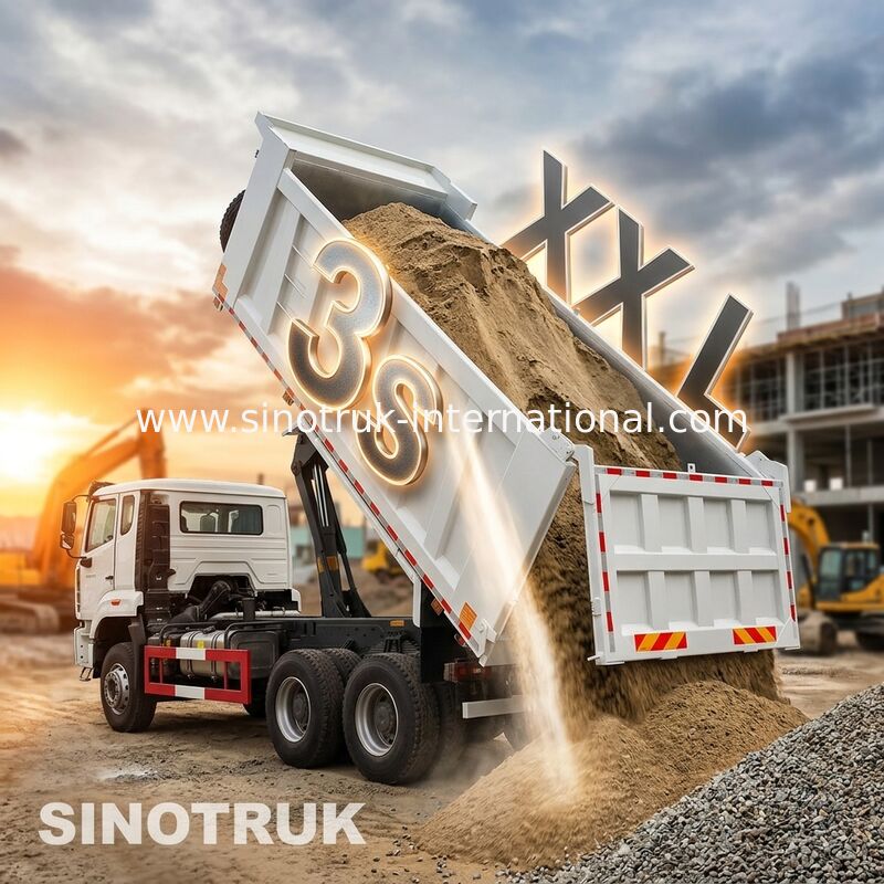 Links of rechts rijdend model Howo Dump Truck 371 House Power Ultimate Heavy Duty Workhorse