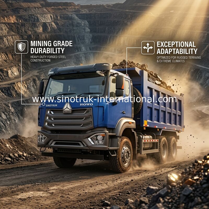 Tipper Truck SINOTRUK HOHAN 371HP 10 wielen LHD 40 ton 20-30CBM ZZ3317N356JB1