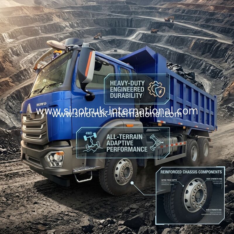 SINOTRUCK HOWO RHD 6×4 Dump Truck voor 40 ton 10 wielen