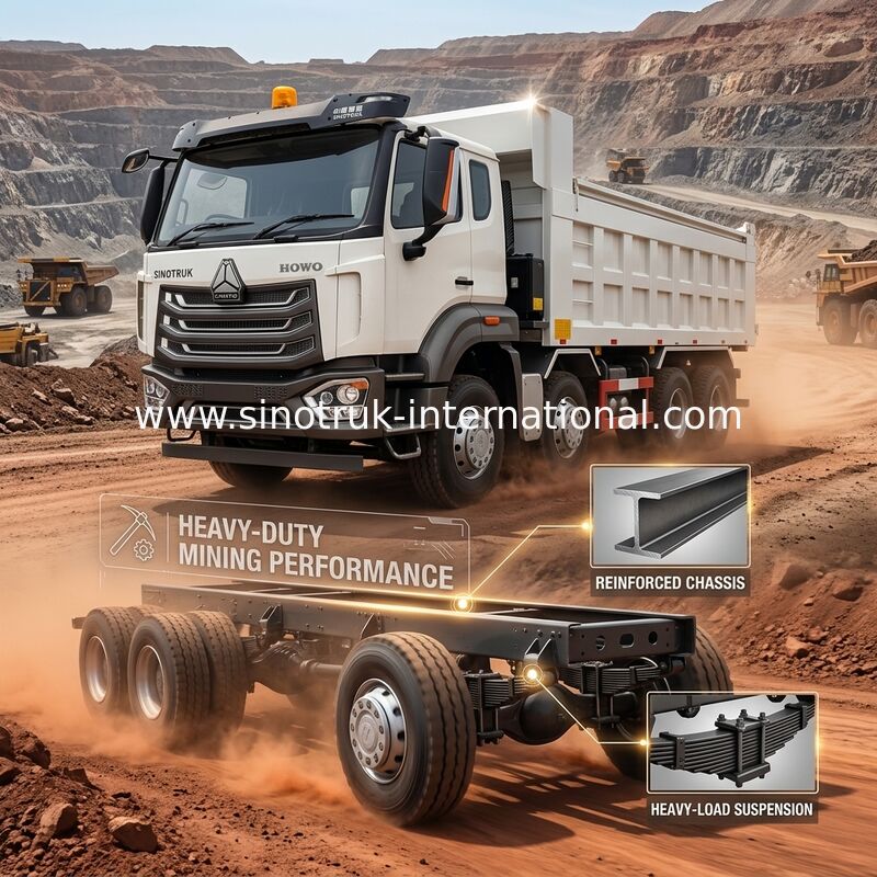 Sinotruk Howo Tipper Dump Truck Brand New 380Hp Rhd 12Wheels 8 × 4