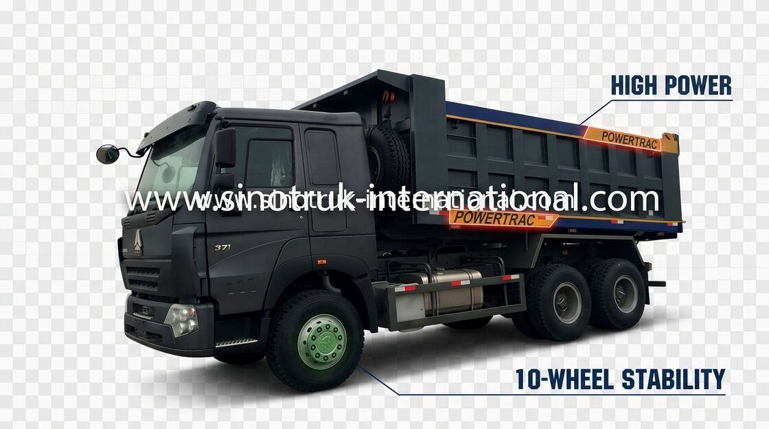 Van de de Goederenkipper van de ladingsbouw de Stortplaatsvrachtwagen LHD 371HP 30 - 40 van de Zware Stortplaatston Vrachtwagen