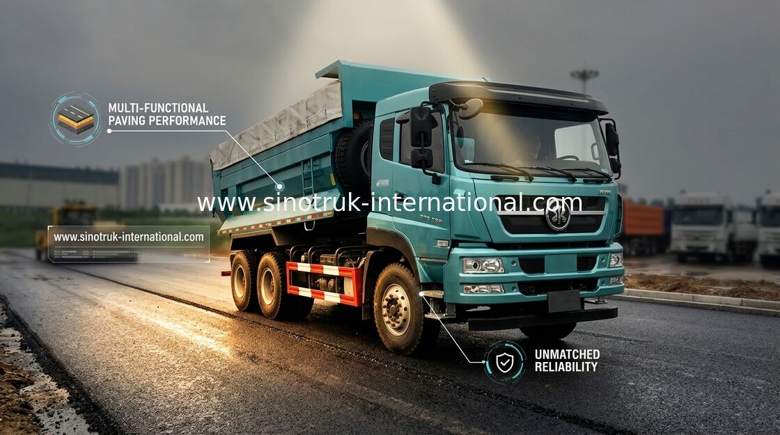 25 - 40 CNHTC-van de Vrachtwagen371hp 10 Ton Wielen van de Kippersstortplaats voor Mijnbouw/de Gemeentelijke Werken