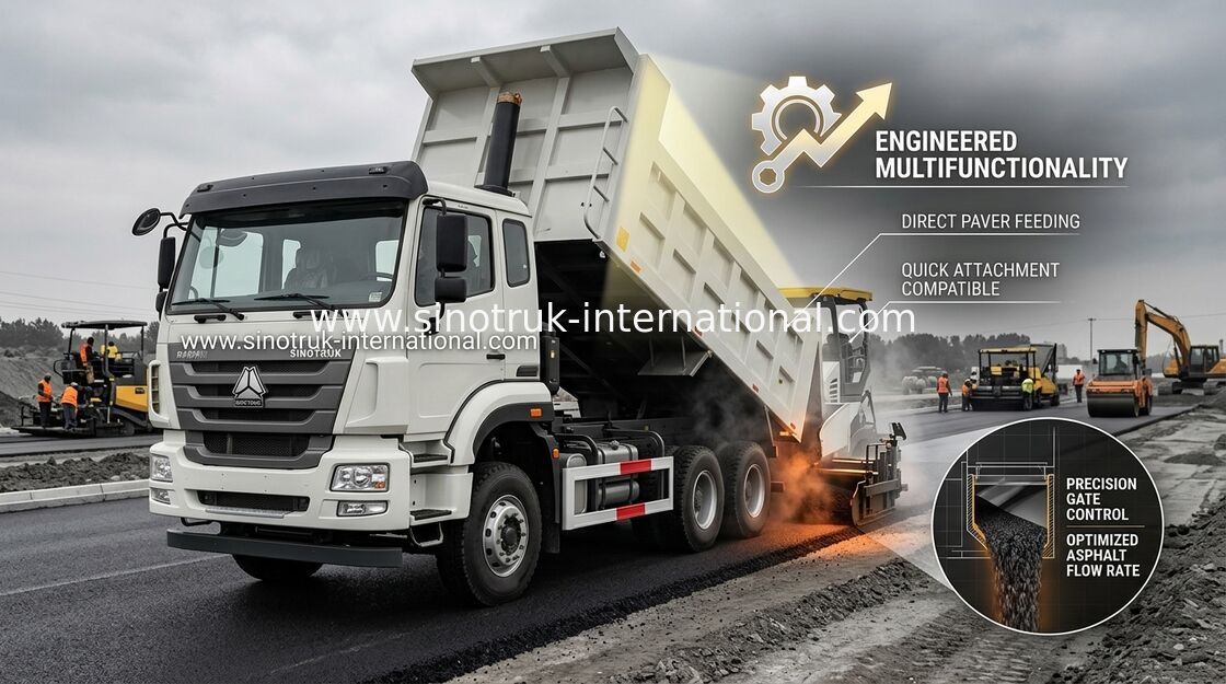 Vrachtwagen van de de Kippersstortplaats van SINOTRUK HOHAN de Op zwaar werk berekende ZZ3255N3846B1 voor Mijnbouw