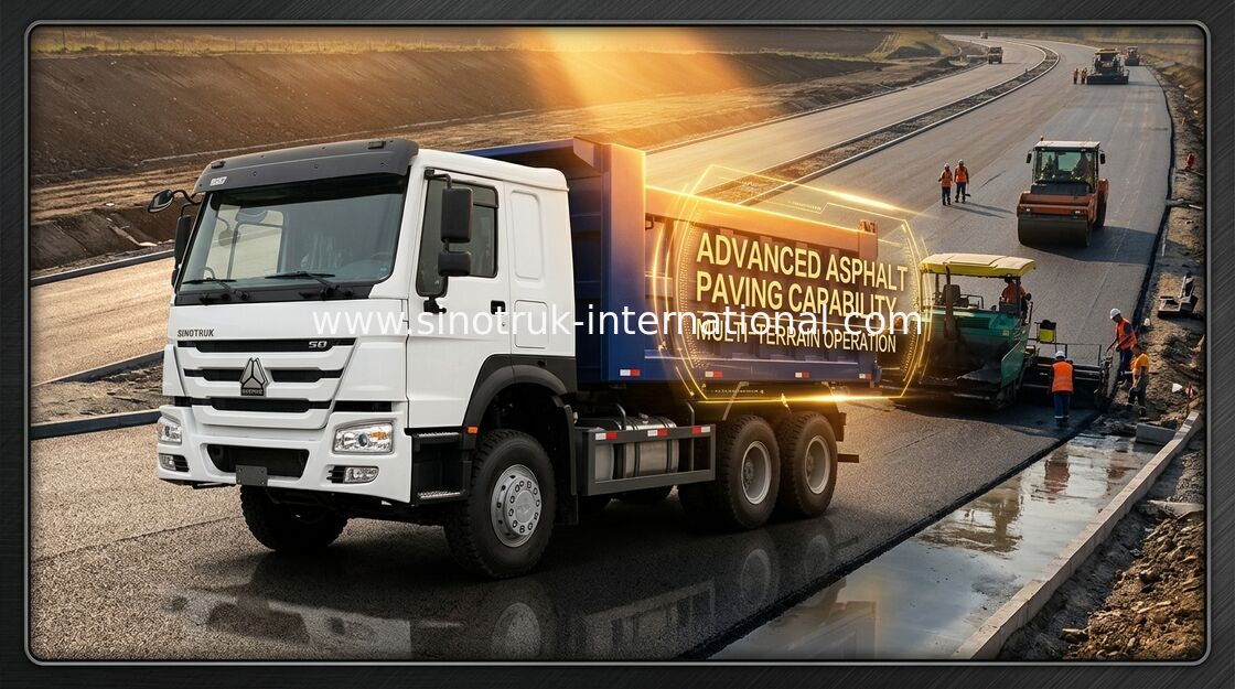 De Kippersvrachtwagen 266HP 6X4 LHD 10 van SINOTRUK HOWO - Commerciële de Stortplaatsvrachtwagen van 25CBM