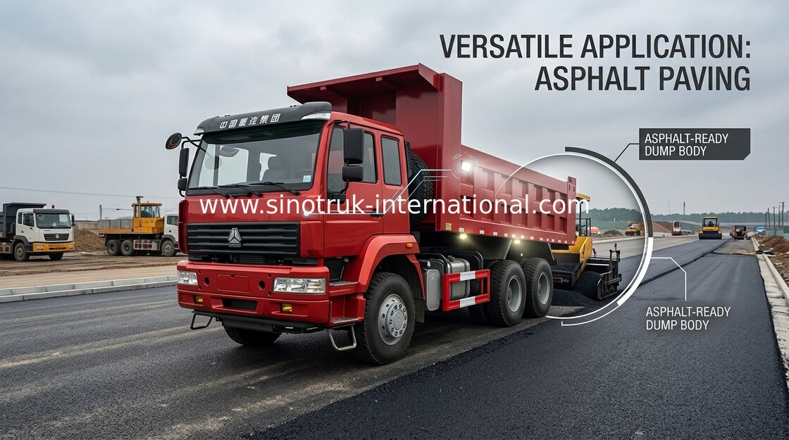 SINOTRUK gouden Vrachtwagen van de Prinskipper 290 HP 10 - Zware de Stortplaatsvrachtwagen van 25CBM ZZ3251M3241W