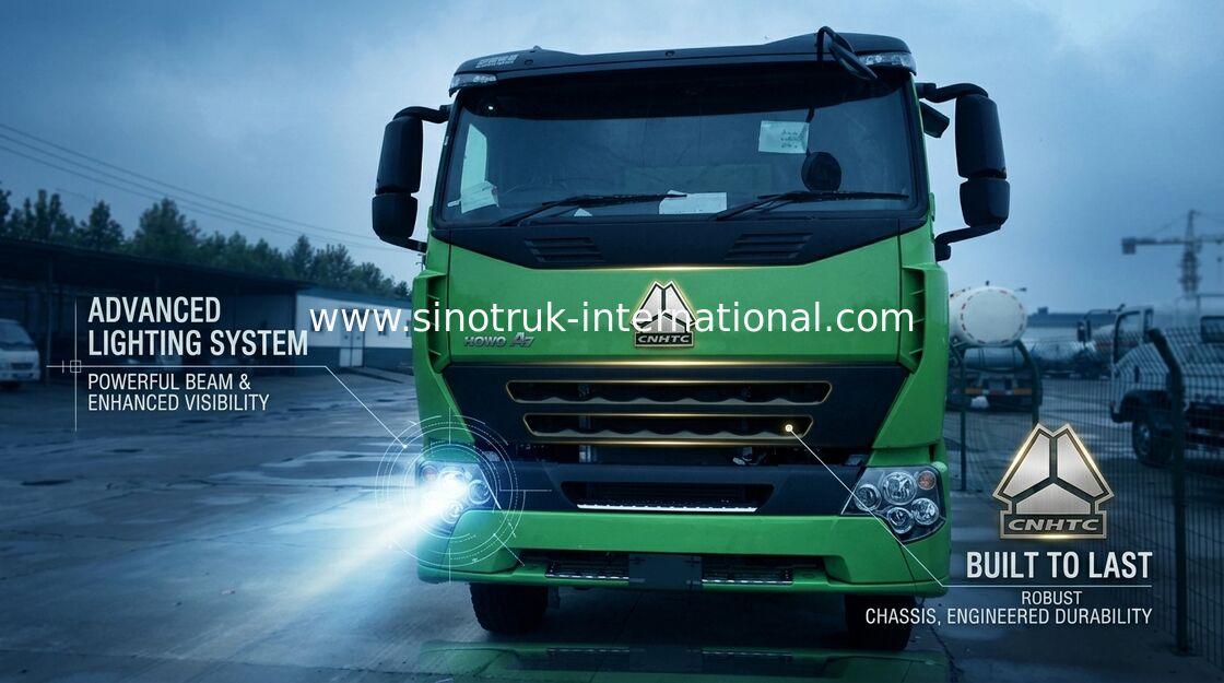 10 Vrachtwagen van de de Kippersstortplaats van de wielencitroen de Groene, de Lage Vrachtwagen van de Brandstofverbruik Zware Stortplaats