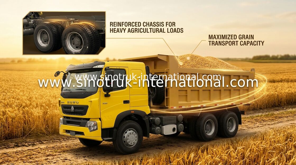 Stortplaatsvrachtwagen SINOTRUK HOWO A7 371HP LHD 6X4 25 - 40 ton voor Bouwnijverheid