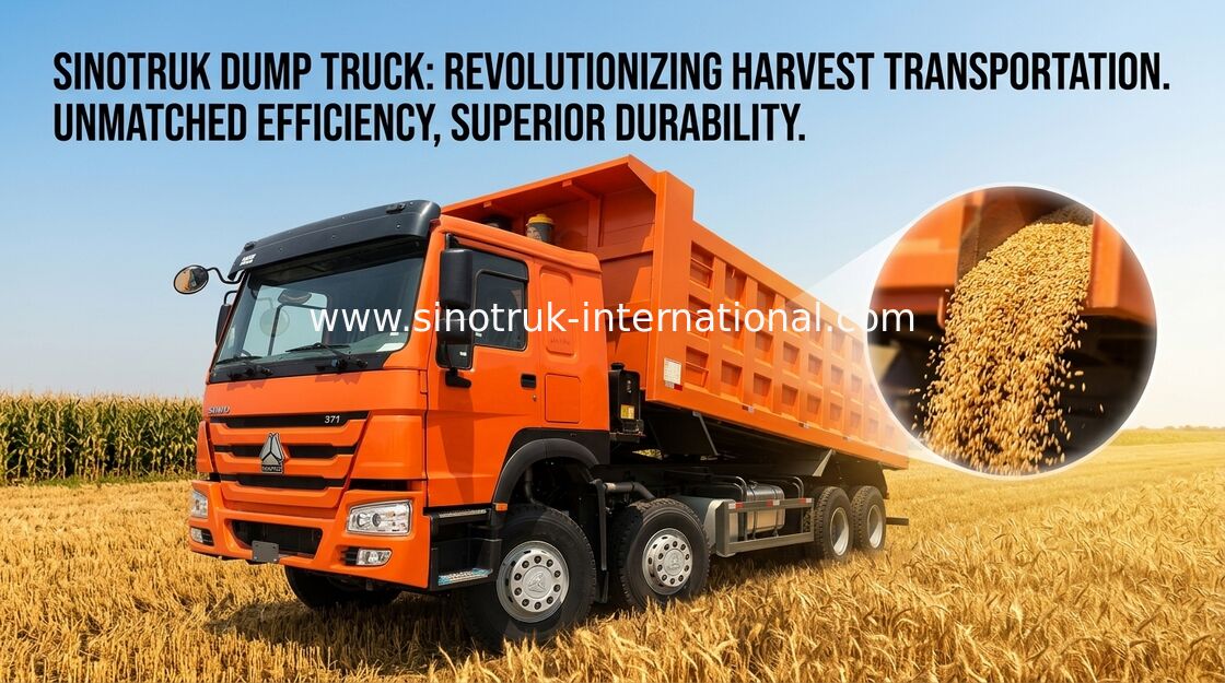 Stortplaatsvrachtwagen SINOTRUK HOWO 371HP 12 Wielen LHD 31tons 20-30CBM ZZ3317N3867W