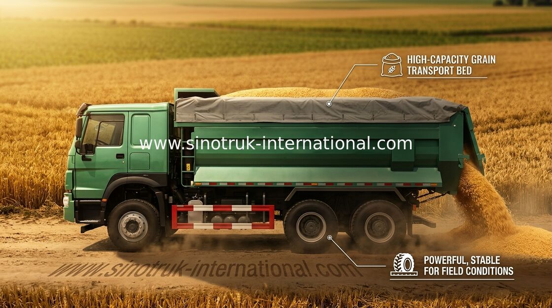 Openbare Werken de Vrachtwagen van de Kippersstortplaats/HOWO-Kippersvrachtwagen 6X4 LHD 25 Ton 10 - 25 CBM