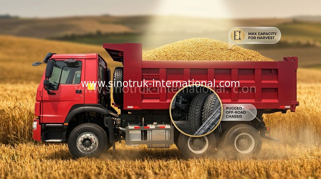 40 ton Euro II Vrachtwagen van de Kippersstortplaats 10 - 25CBM-Dieselmotor Laag Brandstofverbruik