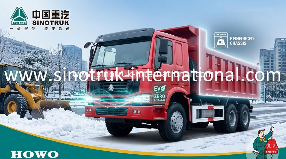 De Vrachtwagen van de de Kippersstortplaats van SINOTRUK HOWO 371HP 8X4 LHD 31tons 20-30CBM ZZ3317N3567W