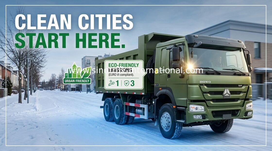 De Vrachtwagen van de de Kippersstortplaats van SINOTRUK HOWO 371HP 12wheels LHD 31tons 20-30CBM ZZ3317N3267W