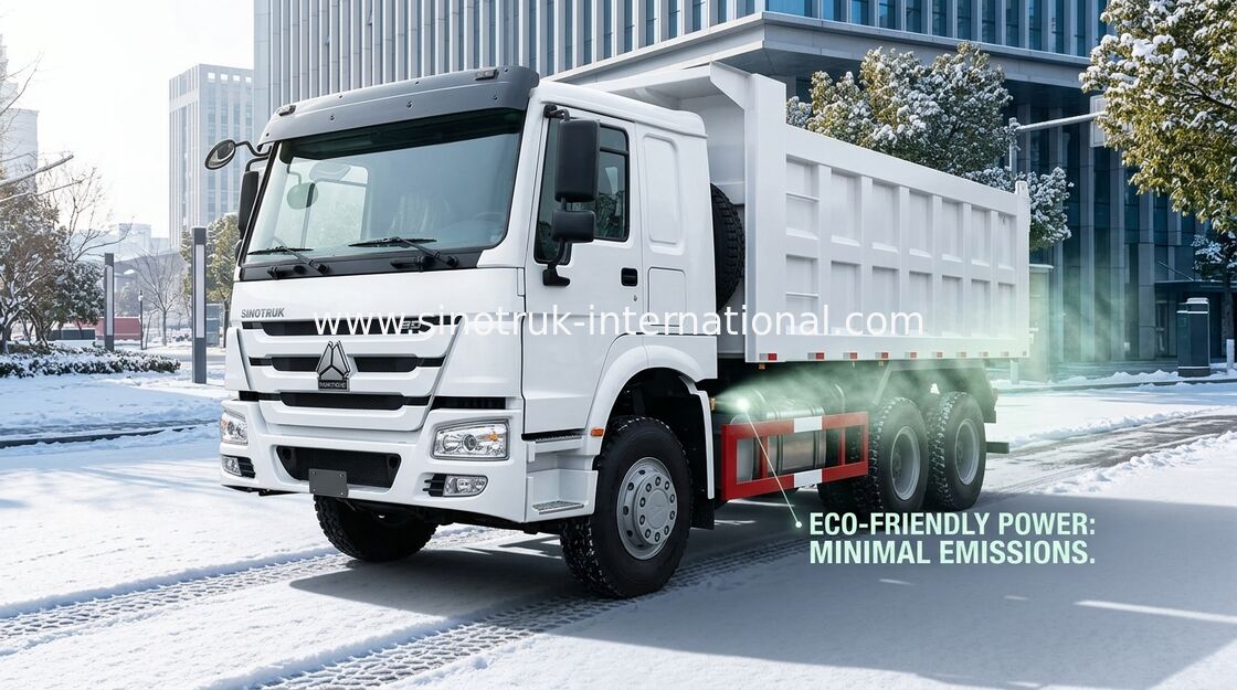 De Vrachtwagen van de kippersstortplaats SINOTRUK HOWO 25tons 371HP 10wheels RHD 10-25CBM ZZ3257N3647A