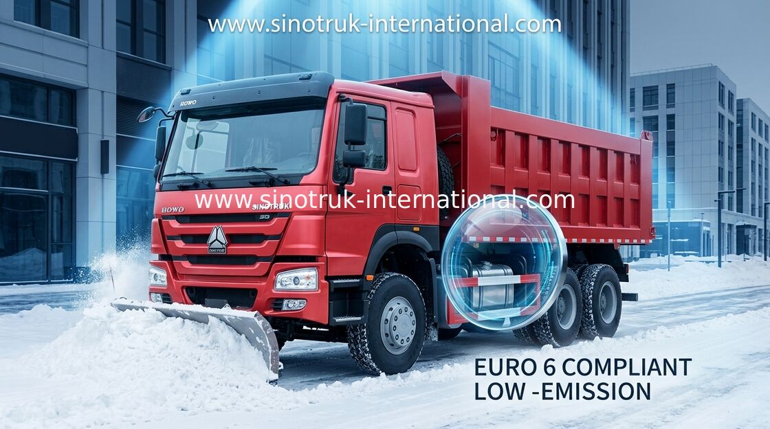 De Vrachtwagensinotruk HOWO 10 wielen die van de kippersstortplaats capaciteit 25-40tons 10-25CBM laden