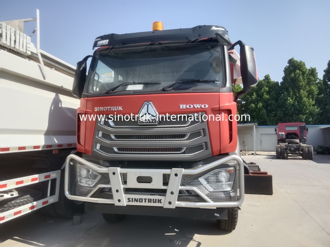 Sinotruk NX Tipper Dump Truck met 371 pk motor, 40-50T capaciteit en 8×4 aandrijving voor zwaar vervoer Rood