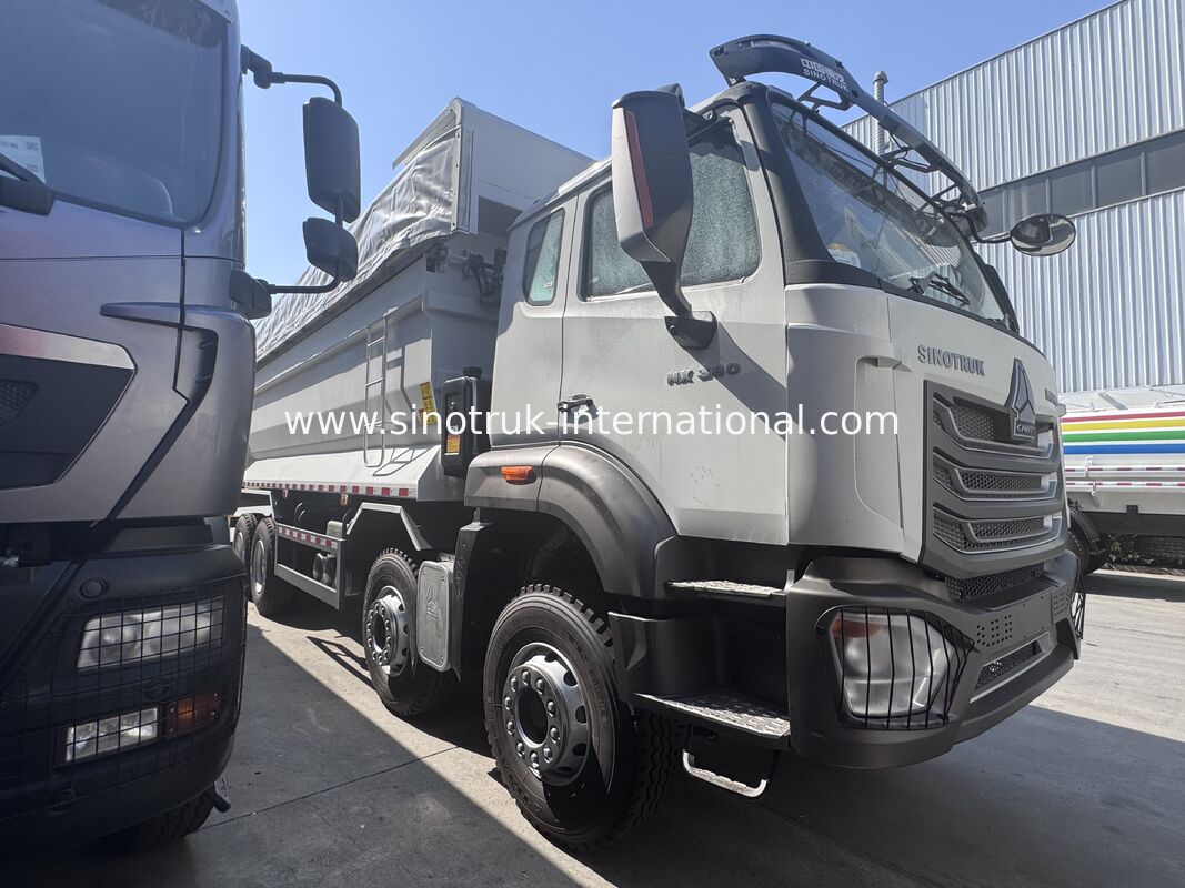 SINOTRUK HOWO NX Cab Tipper Dump Truck 380HP 6X4 Een waarschuwingslicht met een traan