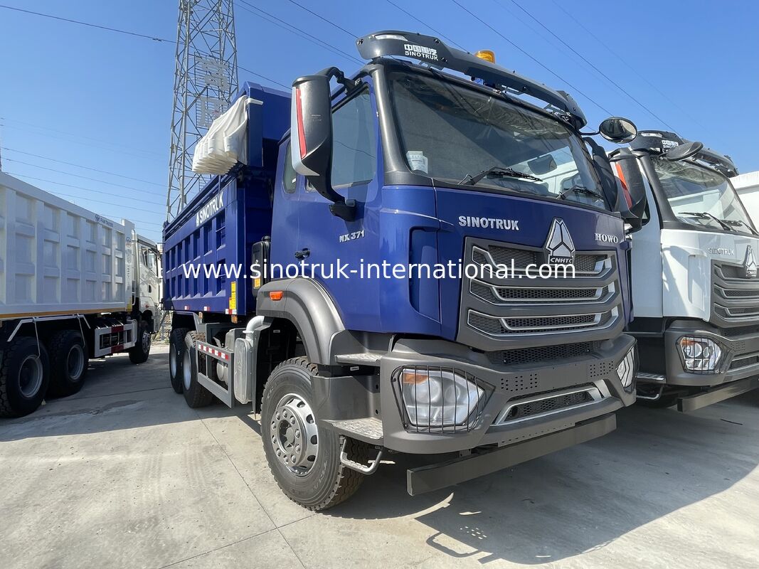HOWO-NX Dump Truck met 371 pk SINOTRUK-motor, elektrische traliewerk en zware mangaanstaal vrachtbus