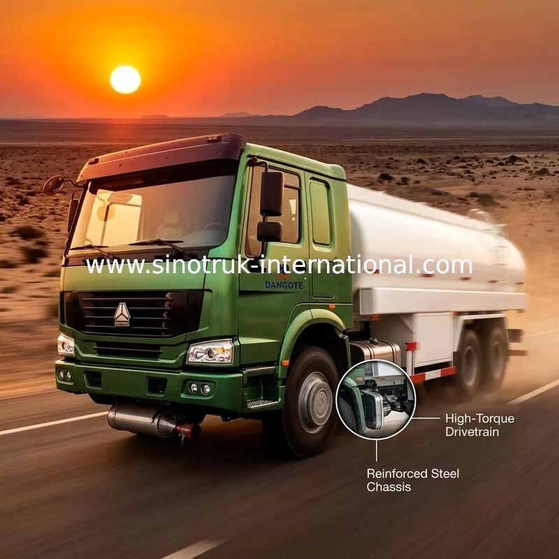 SINOTRUK HOWO 16-20CBM Tankwagen 6X4 LHD 290PK Euro2 Olietankwagen